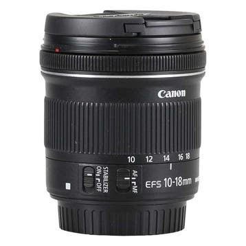 Canon EF-S 10-18mm f/4.5-5.6 IS STM met garantie, Ophalen of Verzenden
