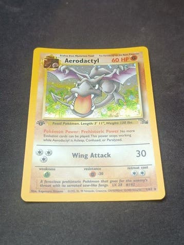 Pokémon - 1 Card - Aerodactyl first edition Prerelease First