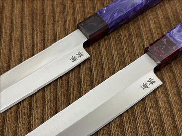 Keukenmes - Yanagiba - Handmatig afgewerkt Japans paar
