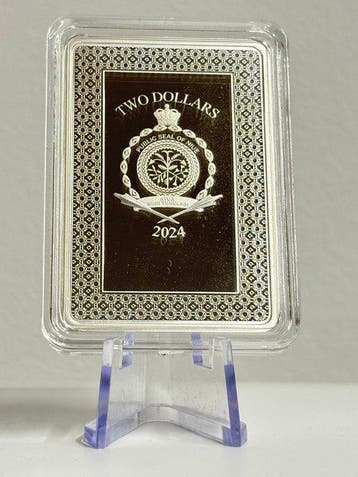 Niue. 2 Dollars 2024 - 1 oz Plata .999 - XVI Tarot Cards