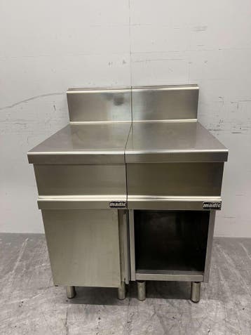 RVS Werkkast Kast 1 deur 80 cm Horeca, Ophalen of Verzenden
