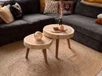 Unieke boomstam salontafels | direct leverbaar!, 50 tot 100 cm, Rond, Nieuw, Landelijk