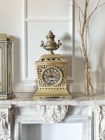 Pendule - Comptoir Général - Brons, Messing - 1850-1900, Antiek en Kunst