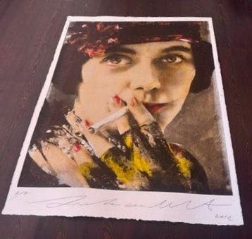 Lita Cabellut (1961) - Coco-1, Testimony In Black & White