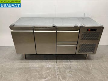 Table de travail réfrigérée Catertech en acier inoxydable, 2, Verzenden, Nieuw in verpakking