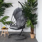 2dekans | Hangstoel Tony met kap - Grijs, Tuin en Terras, Ophalen of Verzenden, Nieuw