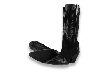 Tods Cowboy laarzen in maat 37 Zwart, Kleding | Dames, Schoenen, Verzenden, Zwart, Zo goed als nieuw, Tods