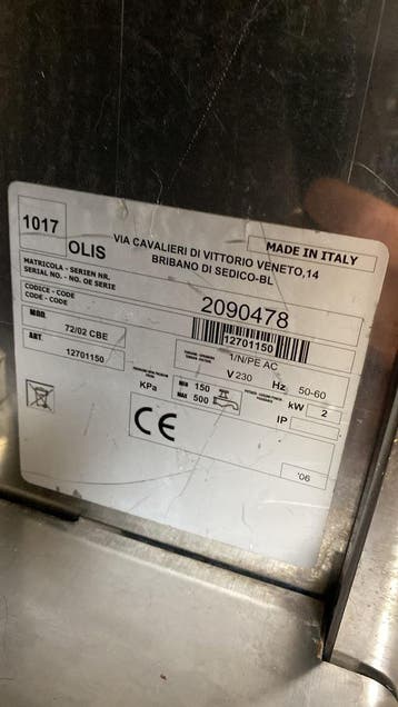 Olis Professionele Elektrische Pastakoker / Kookunit, Ophalen of Verzenden, Nieuw in verpakking