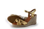 Kanna Espadrilles in maat 39 Goud, Kleding | Dames, Schoenen, Espadrilles, Overige kleuren, Verzenden, Zo goed als nieuw