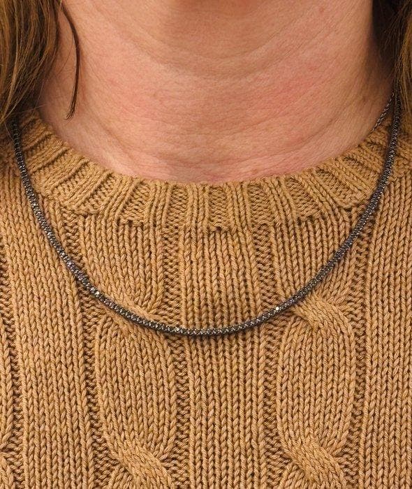 Crivelli - Halsketting - 18 karaat Witgoud - 12.87ct. tw. -, Handtassen en Accessoires, Kettingen