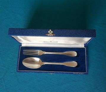 Ménagère (2) - Argent 925 - Couverts Ravinet dEnfert