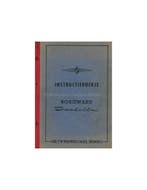 1956 BORGWARD ISABELLA INSTRUCTIEBOEKJE NEDERLANDS, Ophalen of Verzenden