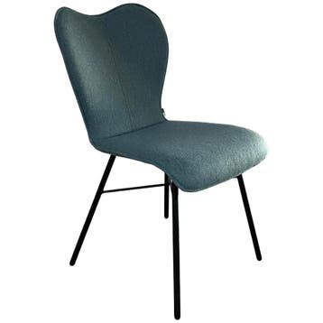 Bert Plantagie Set Van 4 Eetkamerstoelen Aiko Four -, Huis en Inrichting, Verzenden, Zo goed als nieuw, Grijs