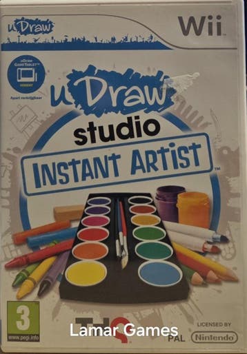 uDraw Studio instant artist software only (Wii used game), Consoles de jeu & Jeux vidéo, Ophalen of Verzenden