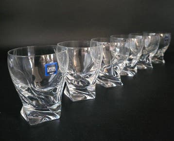 Cristal de Sevres - Drinkservies (6) - klokjesbloem -