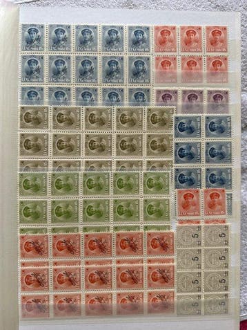 Monde - albums, feuilles et blocs — très belle collection