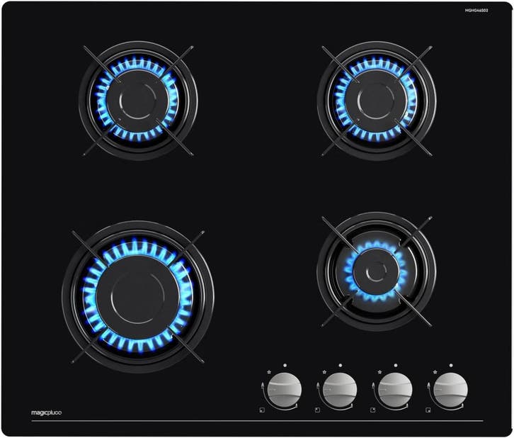 4-pits inbouw gasfornuis | Retour Deal | 43% KORTING!, Elektronische apparatuur, Fornuizen, Inbouw, Nieuw, Gas, Minder dan 85 cm