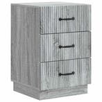 vidaXL Nachtkastje Grijs sonoma 43 x 41 x 63,5 cm Bewerkt, Verzenden, Nieuw