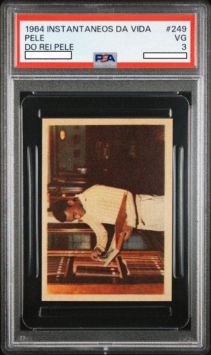 1964 Instantaneos Da Vida - Do Rei Pelé - Pelé #249 Graded, Verzamelen, Stickers