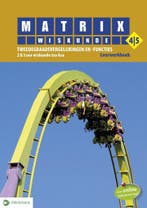 Matrix Wiskunde 4/5 Tweedegraadsvergelijkingen en -functies, Boeken, Verzenden, Gelezen