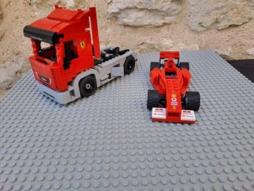 Lego Set - 8654 - Speed Racer - 8654 Camion Ferrari Scuderia, Nieuw