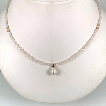 Sans prix de réserve - Collier Argent Perle - Perle -