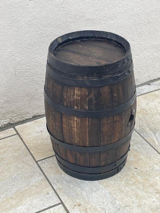 Tonneau de comptoir - Bois, Métal, Antiquités & Art, Curiosités & Brocante