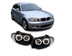Xenon look Koplampen met Angel Eyes voor BMW 1 Serie E81 E82, Ophalen of Verzenden