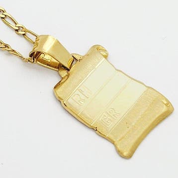 Ketting met hanger - 18 karaat Geel goud