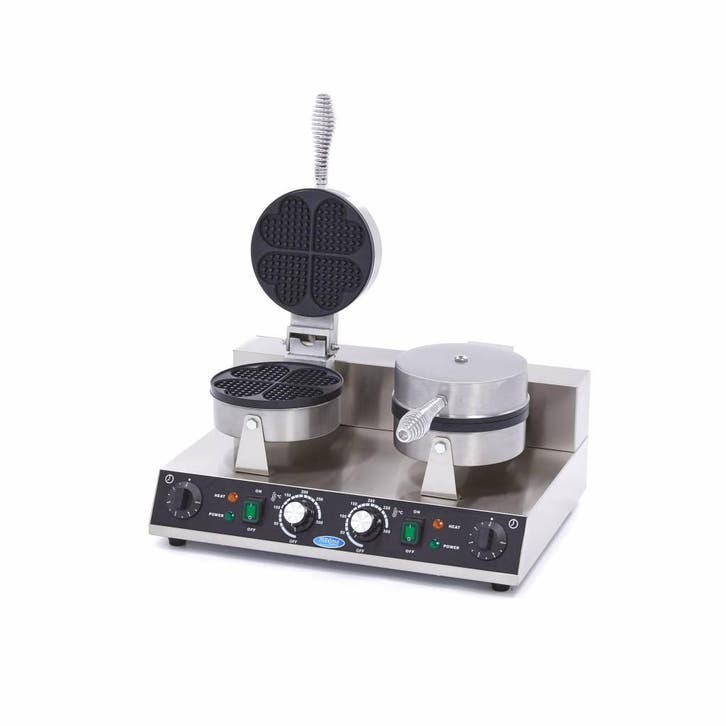 Gaufrier - 8 gaufres - coeurs - double - Rénové, Zakelijke goederen, Horeca | Keukenapparatuur, Verzenden
