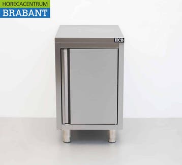 Armoire de travail HCB en acier inoxydable, 1 porte, gamme, Verzenden