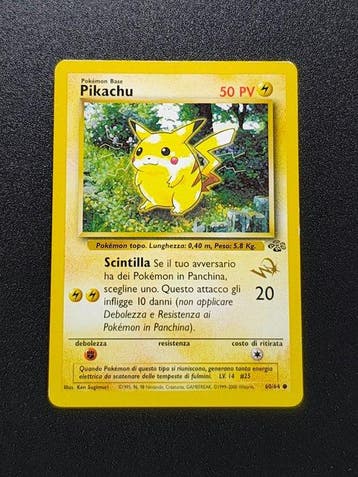 Pokémon - 6 Card - Lotto Pokémon vintage italiano – 6 carte, Hobby en Vrije tijd, Nieuw