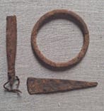 Antieke ijzeren sieraden - vroege Dogon - Mali