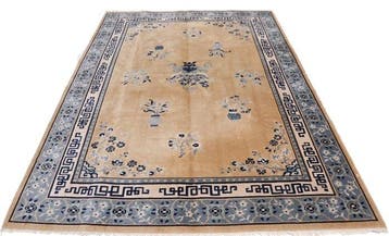 Chinese Peking Carpet - Genuine Asian Tufted Rug - Tapijt -, Nieuw