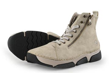 Rieker Veterboots in maat 41 Beige, Overige kleuren, Verzenden, Boots, Zo goed als nieuw
