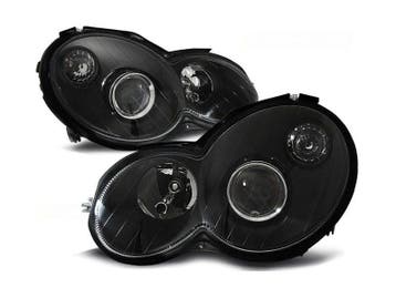 Koplamp units Black geschikt voor Mercedes C-klasse CL203, Verzenden, Nieuw, Mercedes-Benz