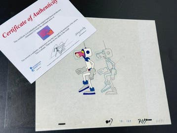 Friz Freleng - Cellule danimation originale et dessin du