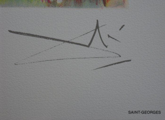 Salvador Dali (1904-1989) - Saint Georges, Antiquités & Art, Antiquités | Autres Antiquités