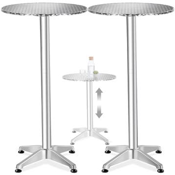 Aluminium bistrotafel Frederic Ø 60 cm, Verzenden