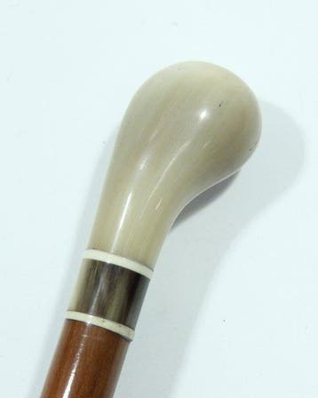 Elegante antieke (1880-1930) Flaneerstok - Wandelstok -, Antiek en Kunst
