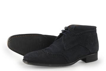 Greve Veterschoenen in maat 40½ Blauw, Kleding | Heren, Schoenen, Veterschoenen, Verzenden, Blauw, Gedragen