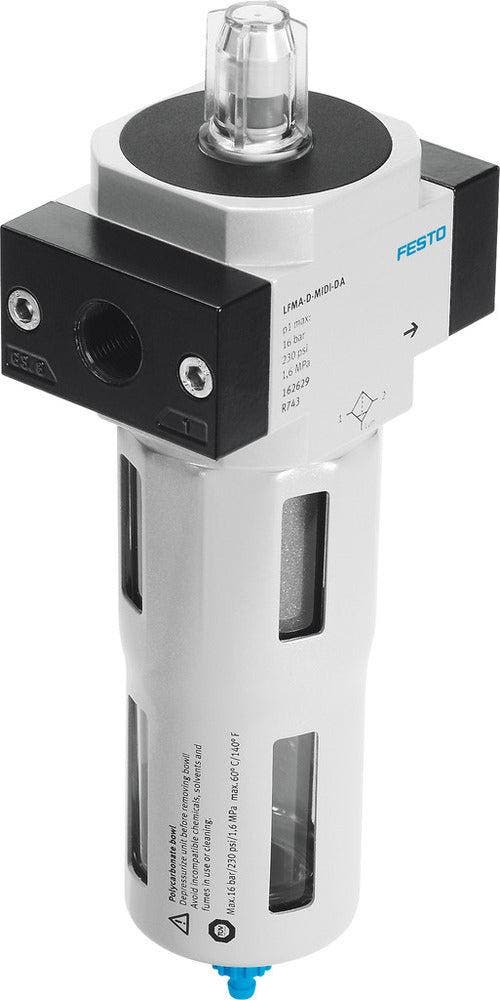 Festo Microfilter G1/2 1-16bar 1120l/min 0.01µm Midi -, Doe-het-zelf en Bouw, Ventilatie en Afzuiging, Verzenden