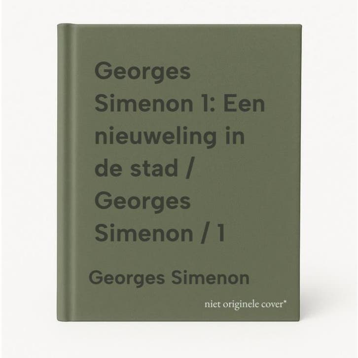 Georges Simenon 1: Een nieuweling in de stad / Georges, Livres, Romans, Envoi
