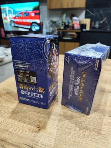 Bandai - 2 Booster box - One Piece - THE AZURE SEAS SEVEN, Hobby en Vrije tijd, Verzamelkaartspellen | Overige, Nieuw