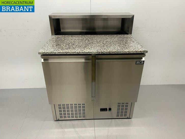 Table à pizza en acier inoxydable Table à pizza Saladette 90, Articles professionnels, Horeca | Équipement de cuisine, Envoi