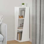 vidaXL Zijplank Wit 33 x 32 x 100,5 cm Bewerkt hout, Huis en Inrichting, Verzenden, Nieuw