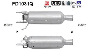 Roetfilter Citroen C-crosser, Mitsubishi Outlander, Peugeot, Verzenden