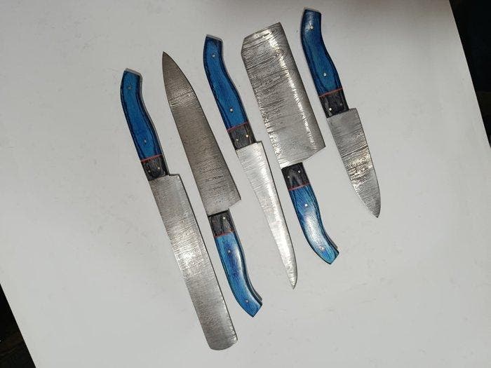 Keukenmes - Kitchen knife set - Amerikaanse keuken- en, Antiquités & Art, Antiquités | Ustensiles de cuisine