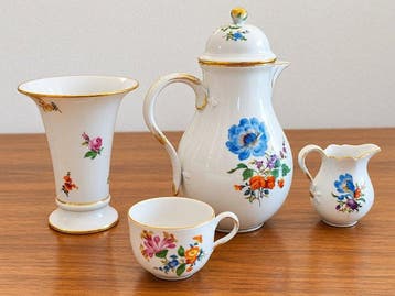 Meissen - Koffie- en theeservies (15) - Porselein