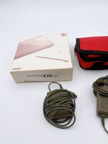 Nintendo - #2132.Nintendo DS Lite Metallic Rose Pink USG-001